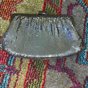 Whiting & Davis pewter clutch